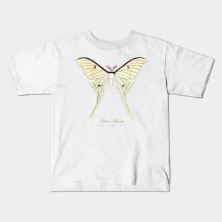 Butterfly - Actias Artemis, Actias Astarte Kids T-Shirt
